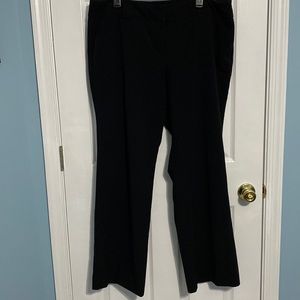 New York & Company Classic Black Dress Pants Trousers Stretch Size: 18